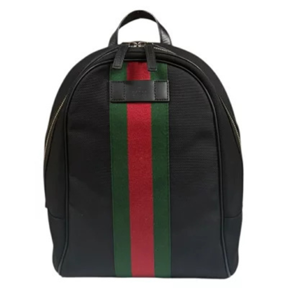 Gucci Sherry Backpack Rucksack Daybag Daypack Canvas